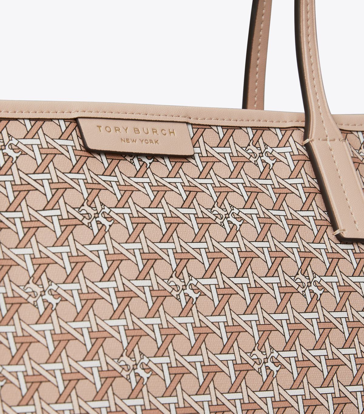 Tory Burch Beige Ever-ready Zip Tote Bags
