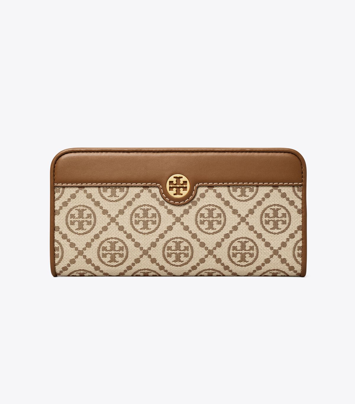 Tory Burch Brown T Monogram Wallets