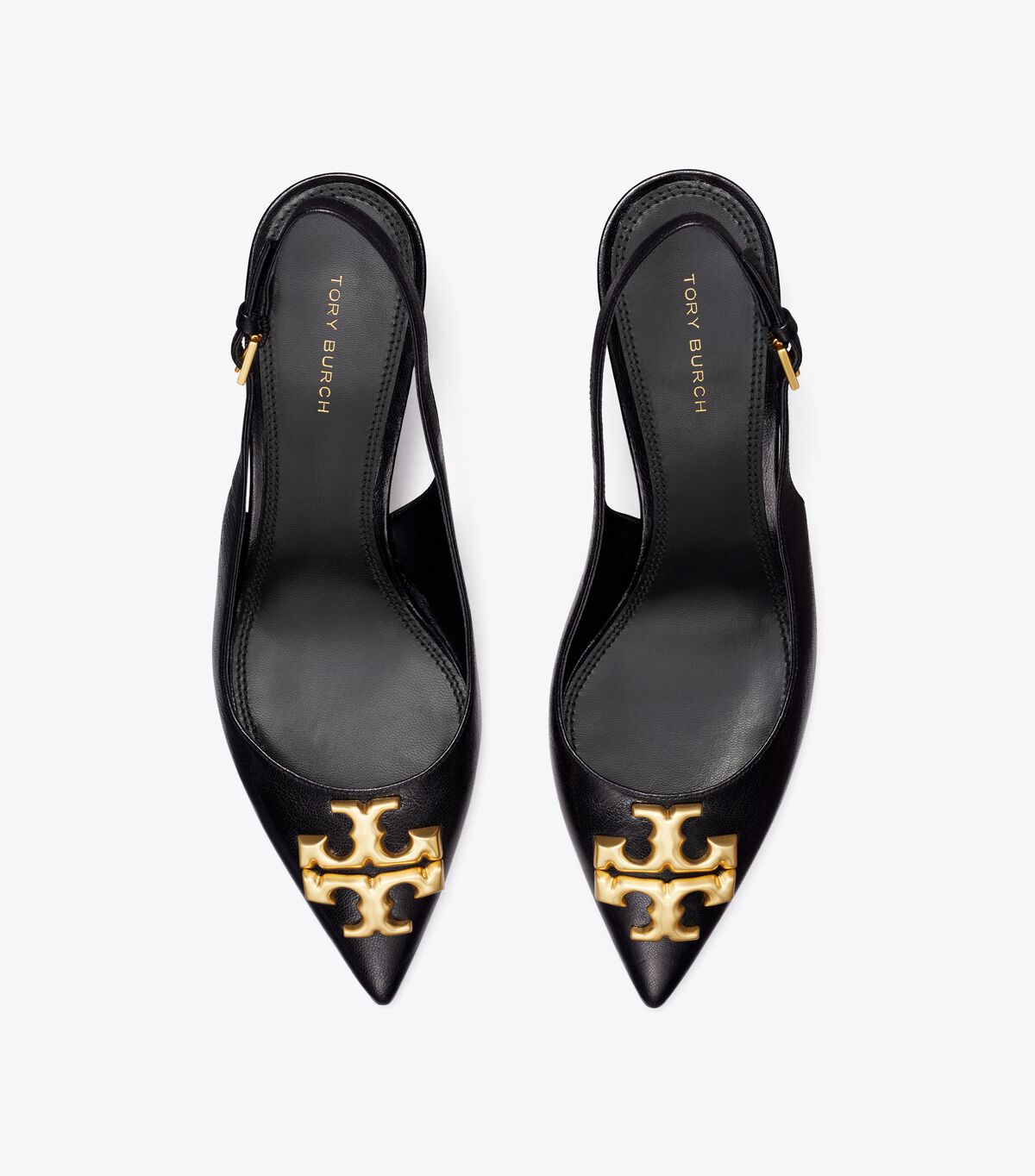 Tory Burch Black Eleanor Heels