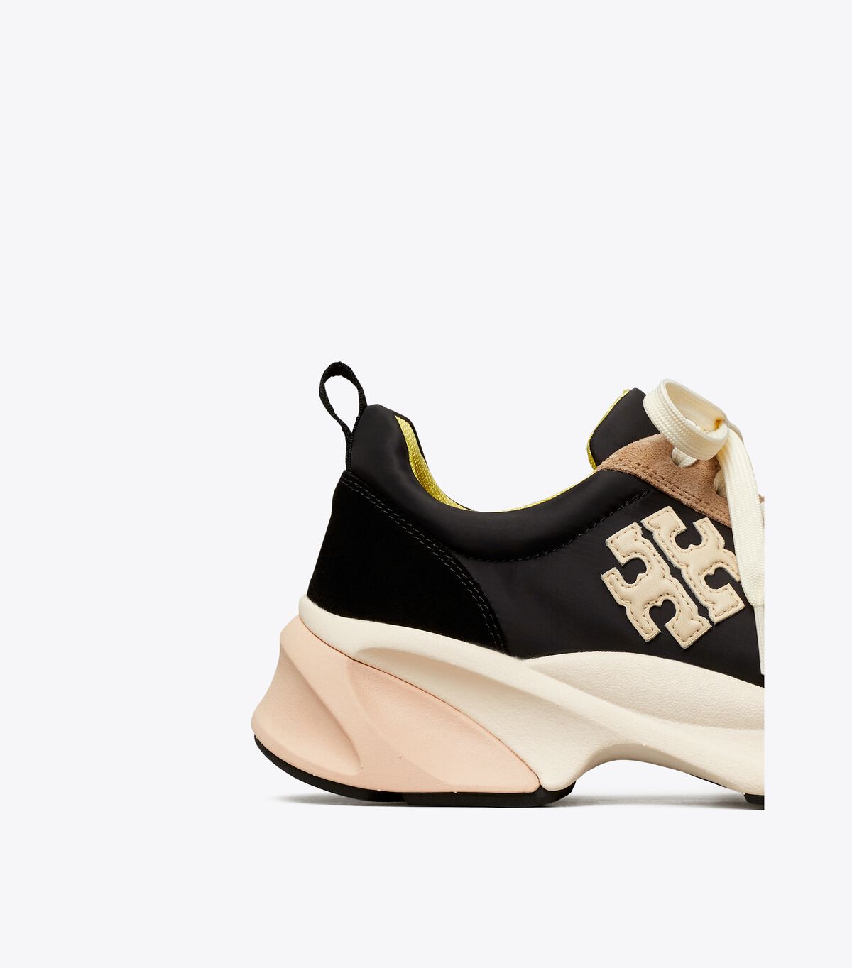 Tory Burch Black / Cream Good Luck Sneakers