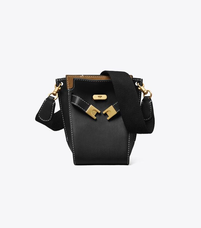 Tory Burch Black Petite Lee Radziwill Satchel Bags