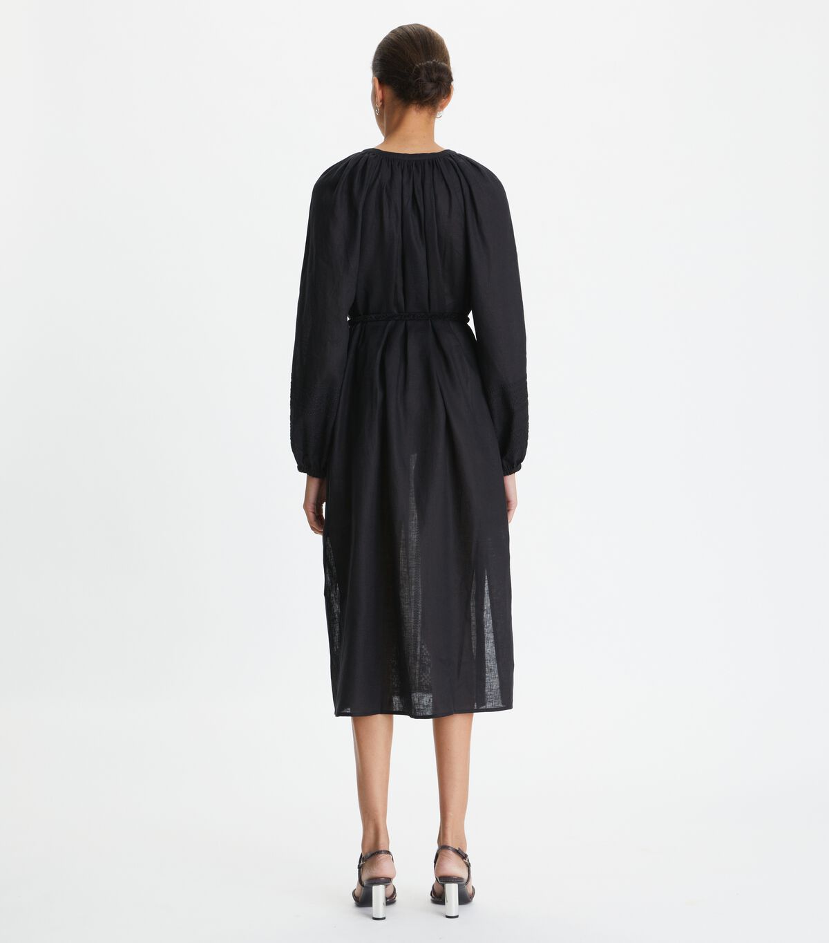 Tory Burch Black / White Embroidered Dress