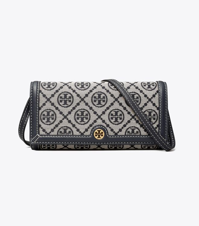 Tory Burch Navy T Monogram Mini Bag