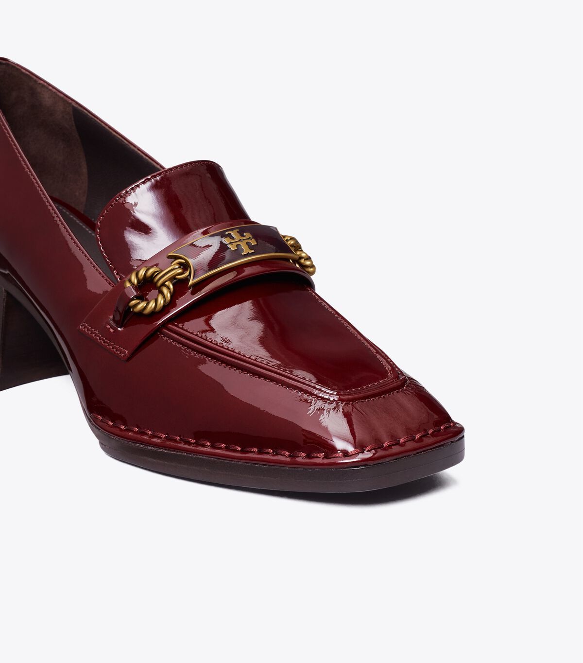 Tory Burch Burgundy Perrine Loafers