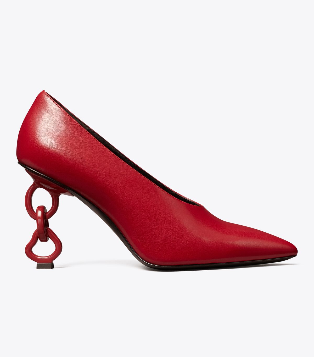 Tory Burch Red Chain Heels