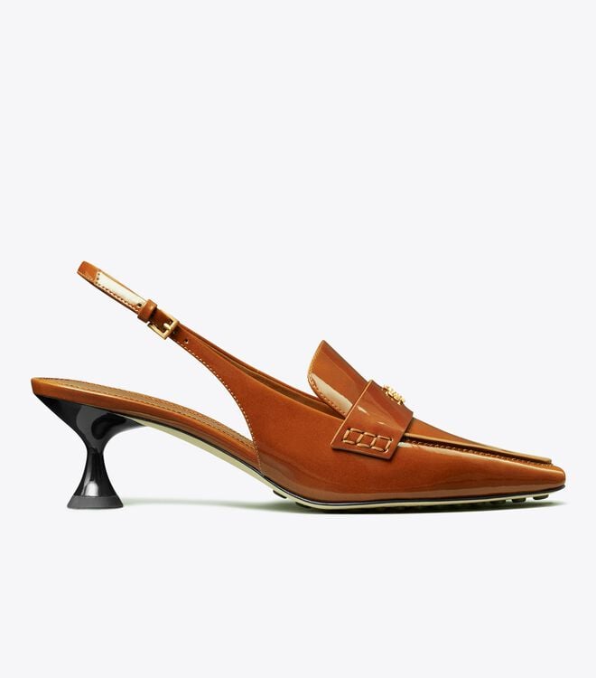 Tory Burch Brown Pointed Mules