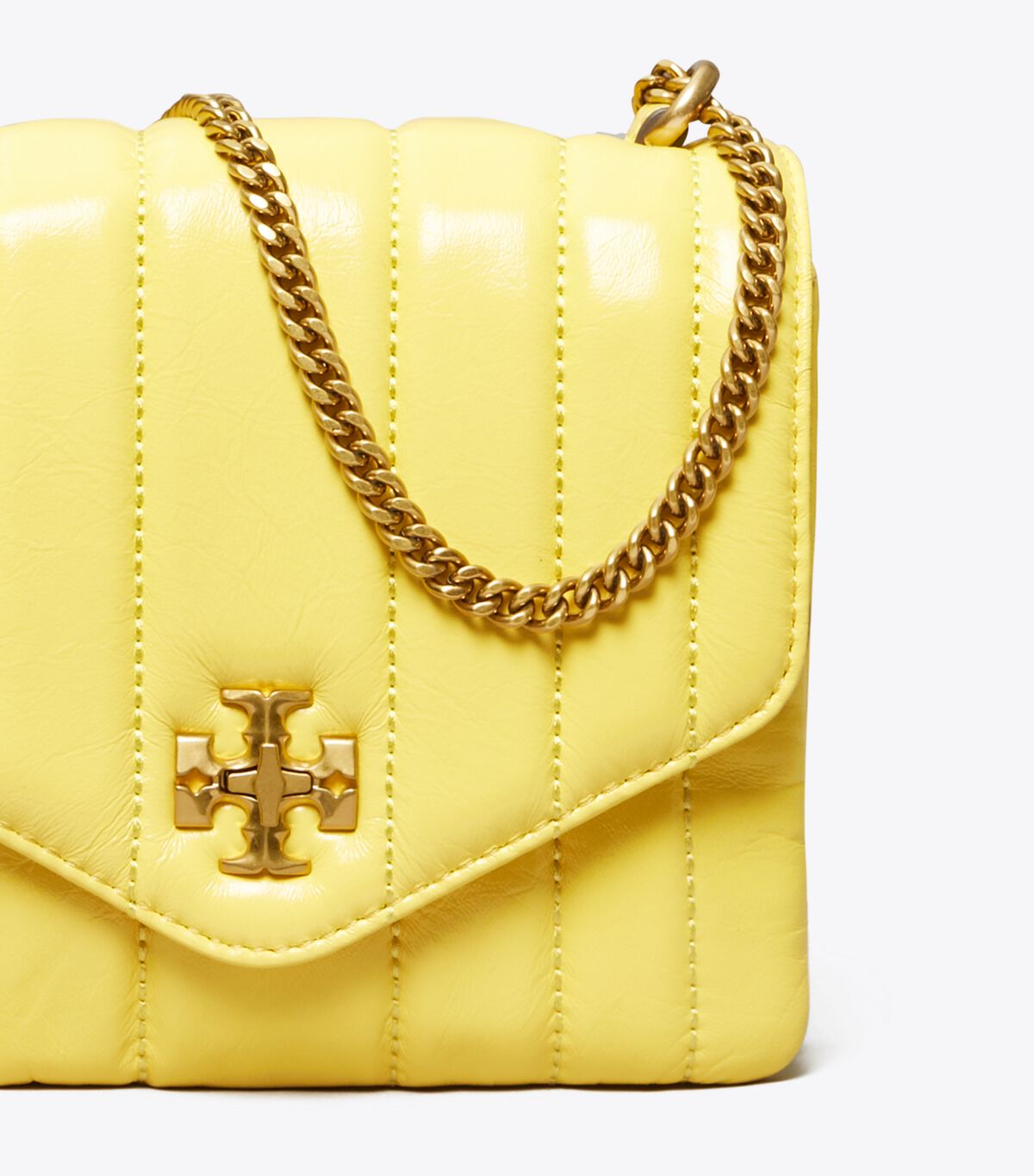 Tory Burch Lemon Kira Patent Crossbody Bags