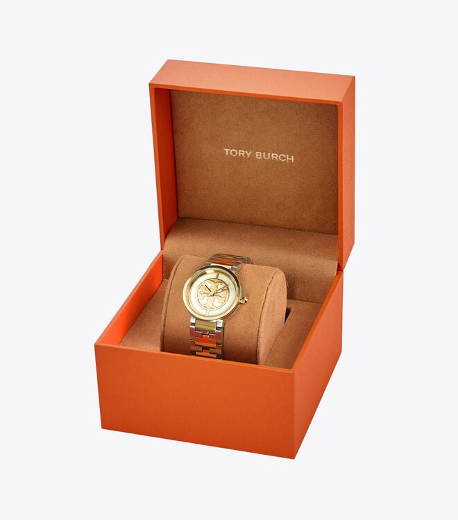 Tory Burch Gold / Silver Reva Watches