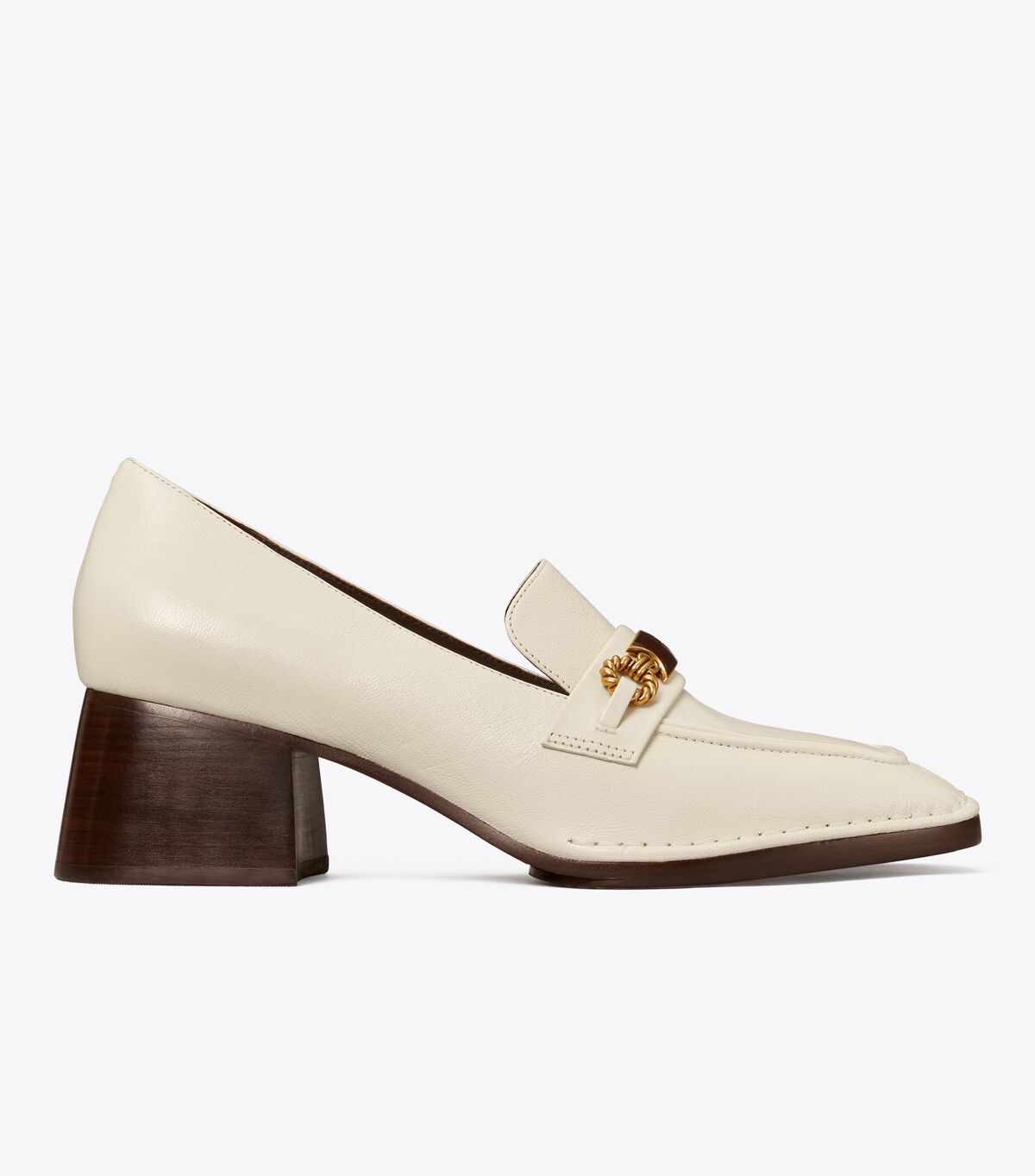 Tory Burch White Perrine Loafers