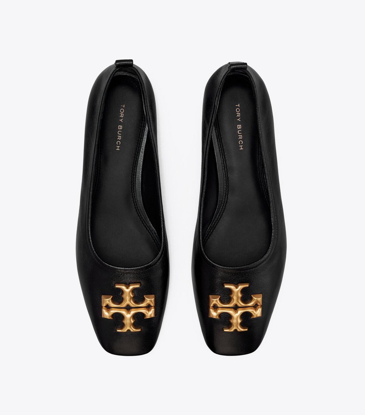 Tory Burch Black Eleanor Ballet Flats