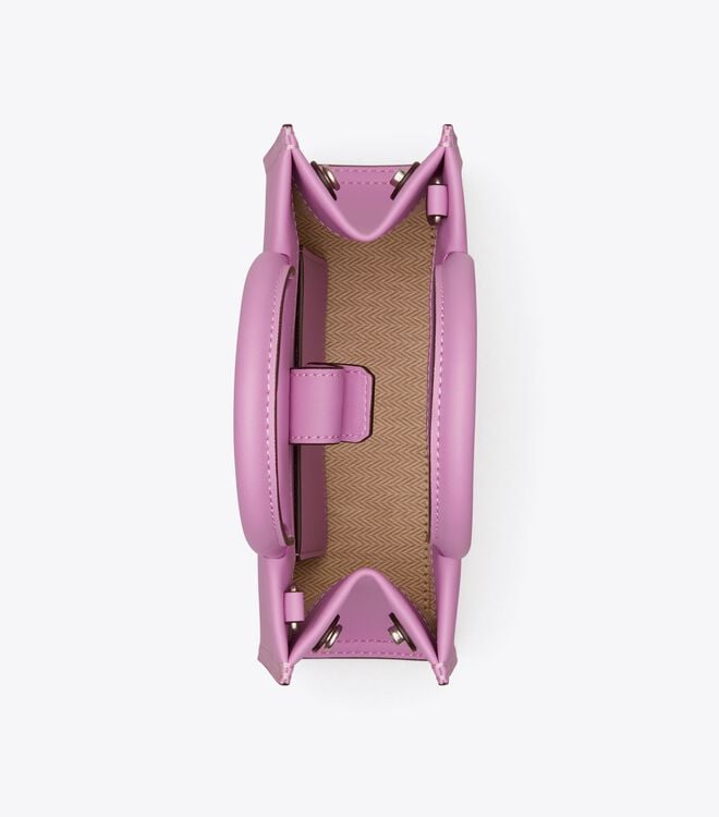 Tory Burch Light Purple Mini Ella Bio Tote Bags