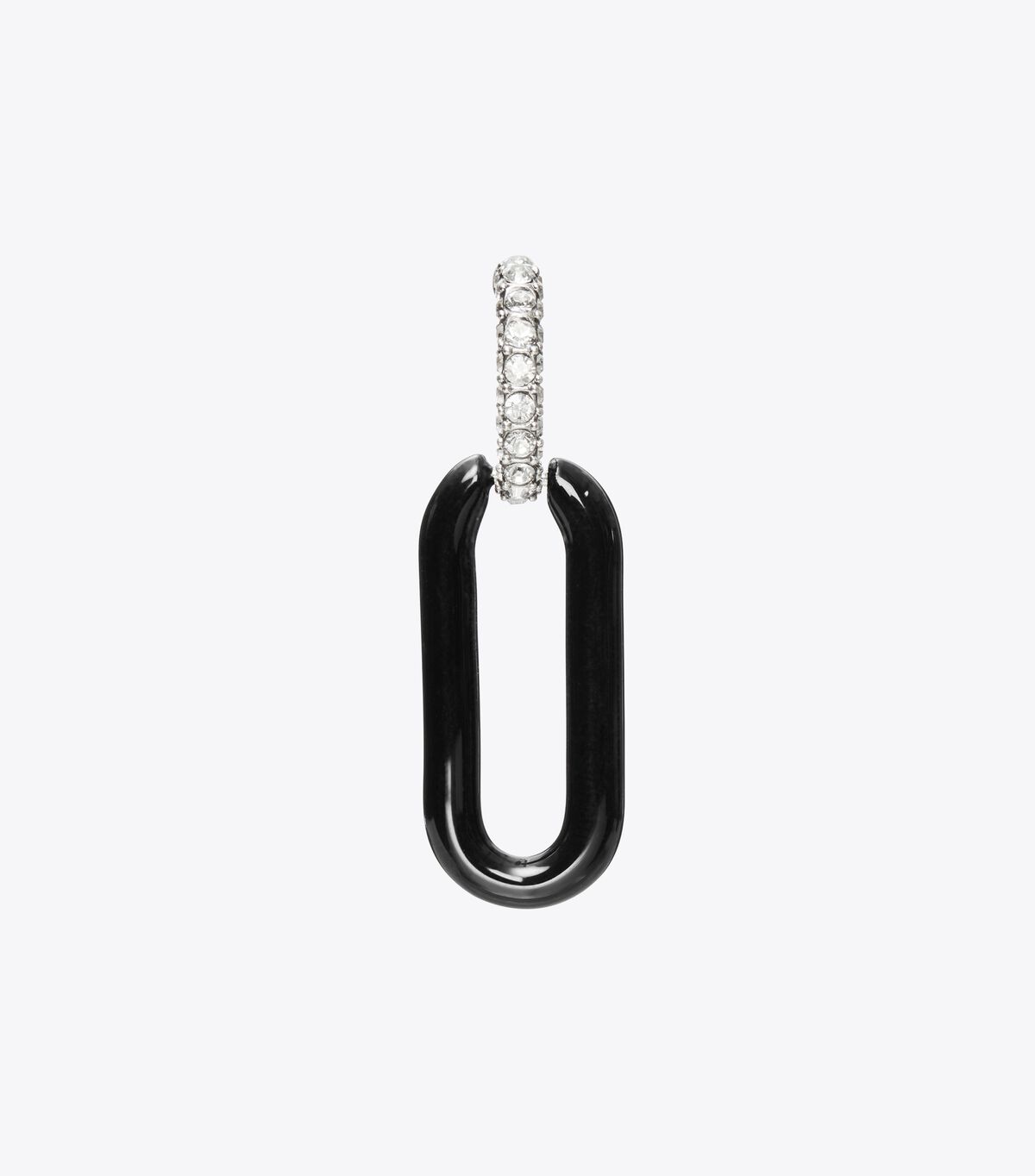 Tory Burch Black Roxanne Link Earrings