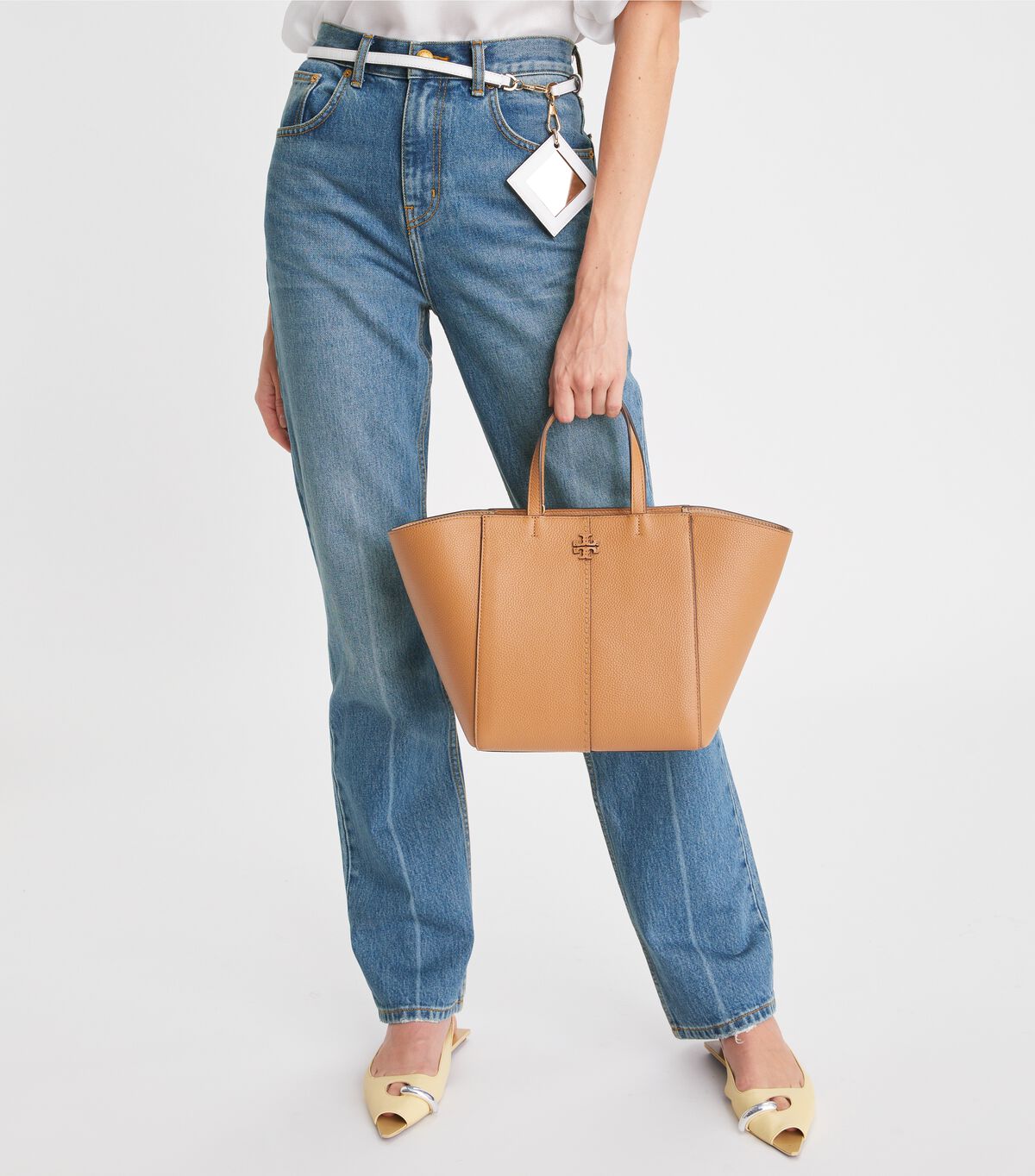 Tory Burch Brown Mcgraw Carryall Satchel Bags