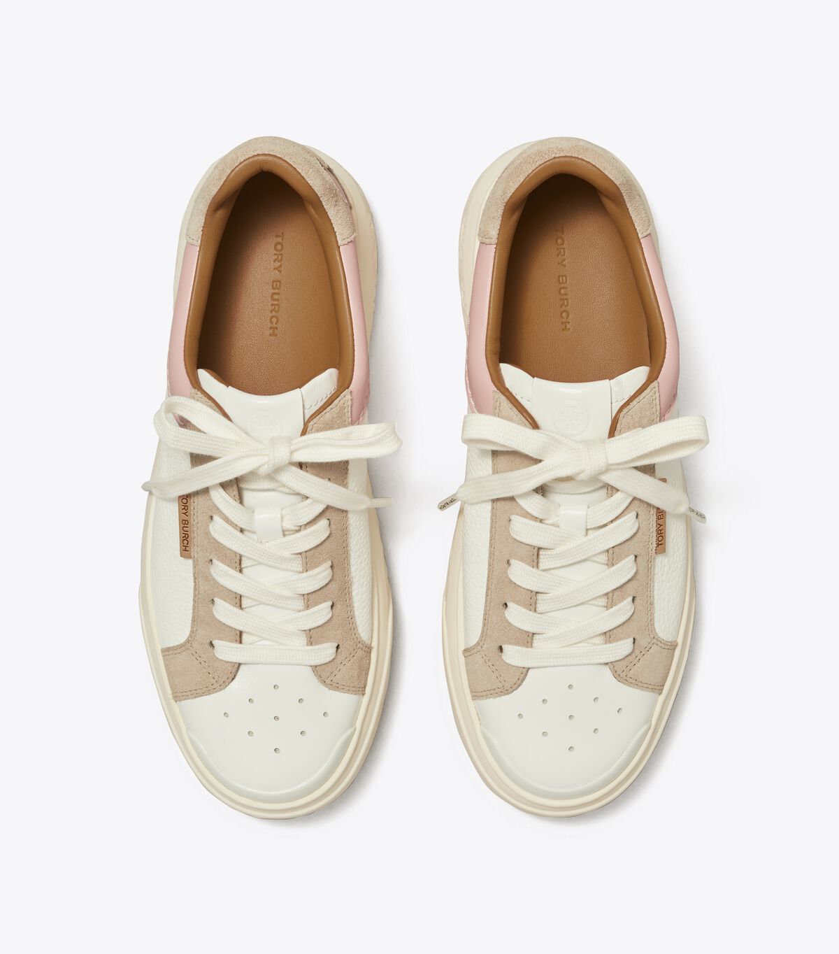 Tory Burch White Ladybug Sneakers
