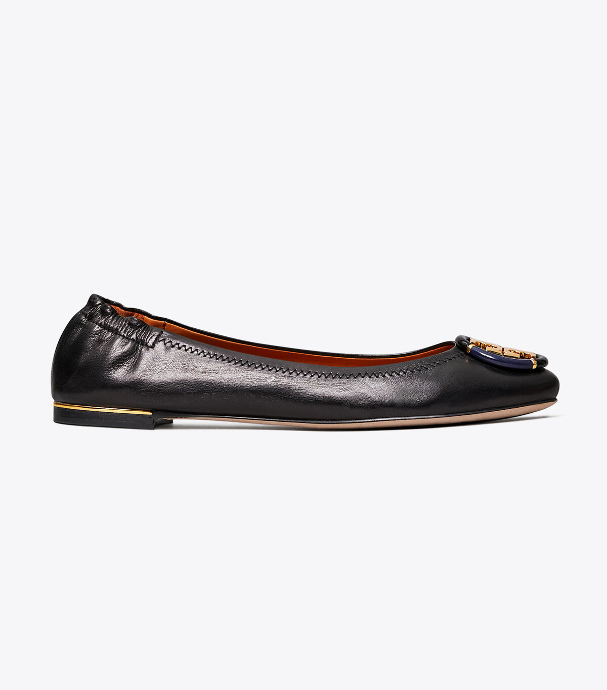 Tory Burch Black Multi-logo Ballet Flats
