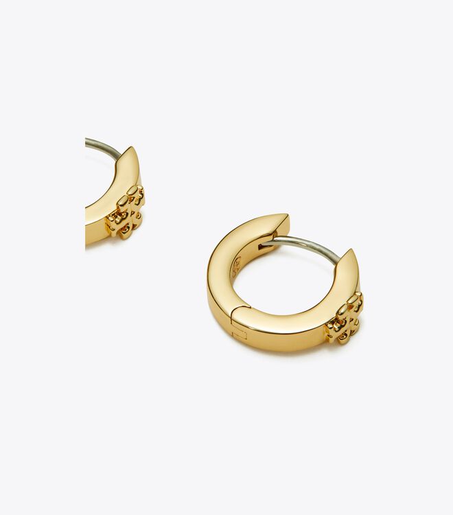 Tory Burch Gold Kira Huggie Earrings