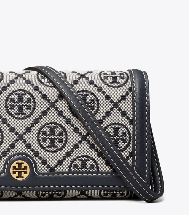 Tory Burch Navy T Monogram Mini Bag