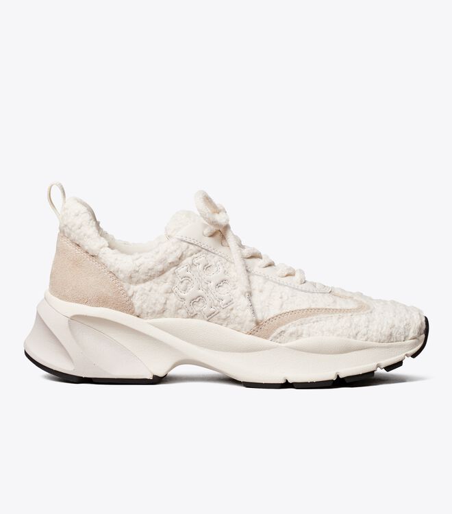 Tory Burch Cream / White Good Luck Sneakers