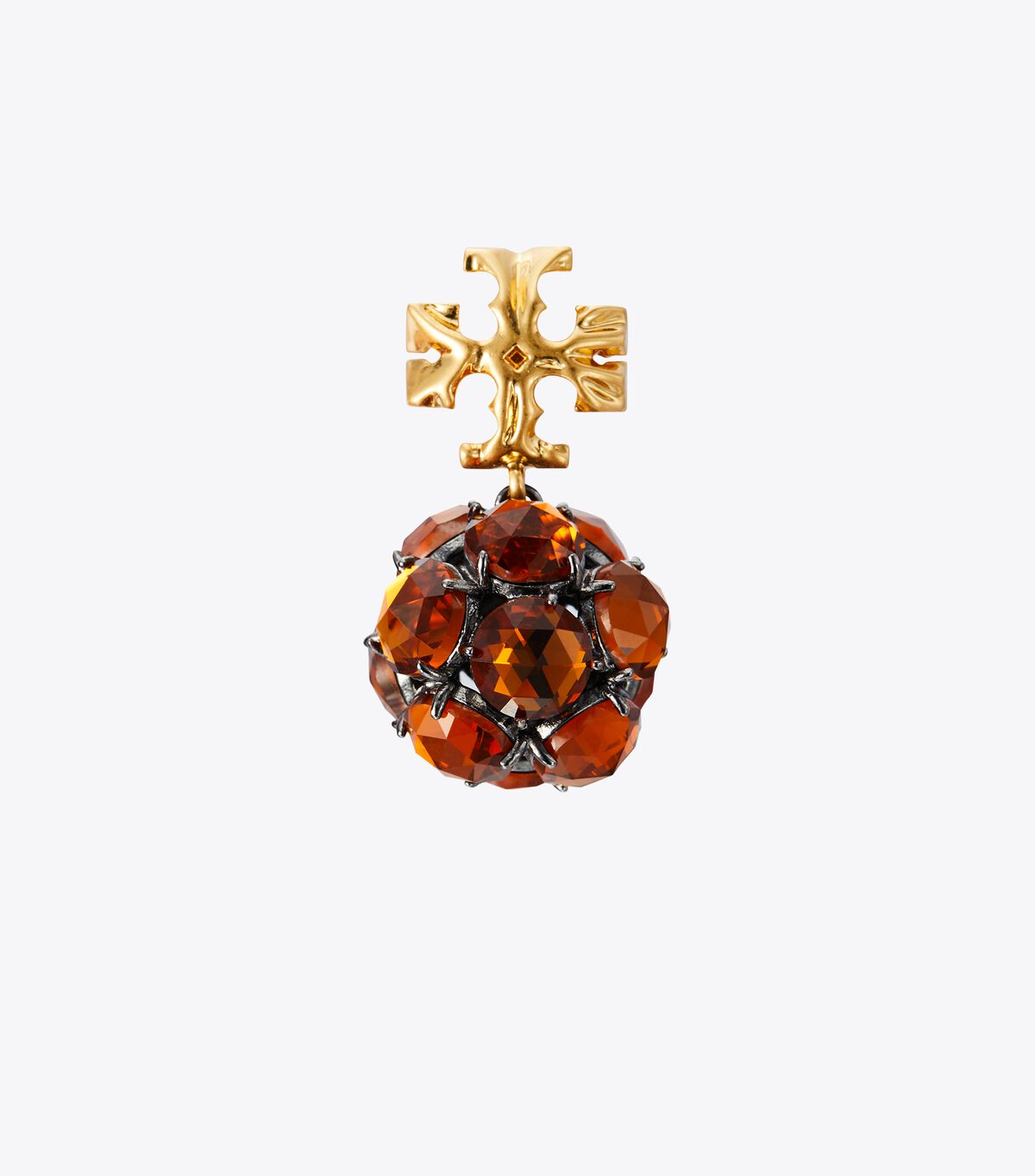 Tory Burch Gold / Orange Roxanne Small Drop Earrings