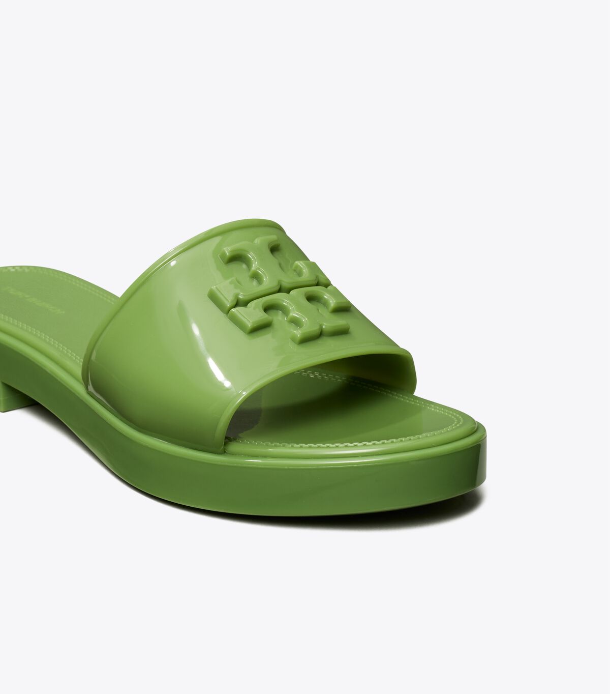 Tory Burch Green Eleanor Jelly Sandals