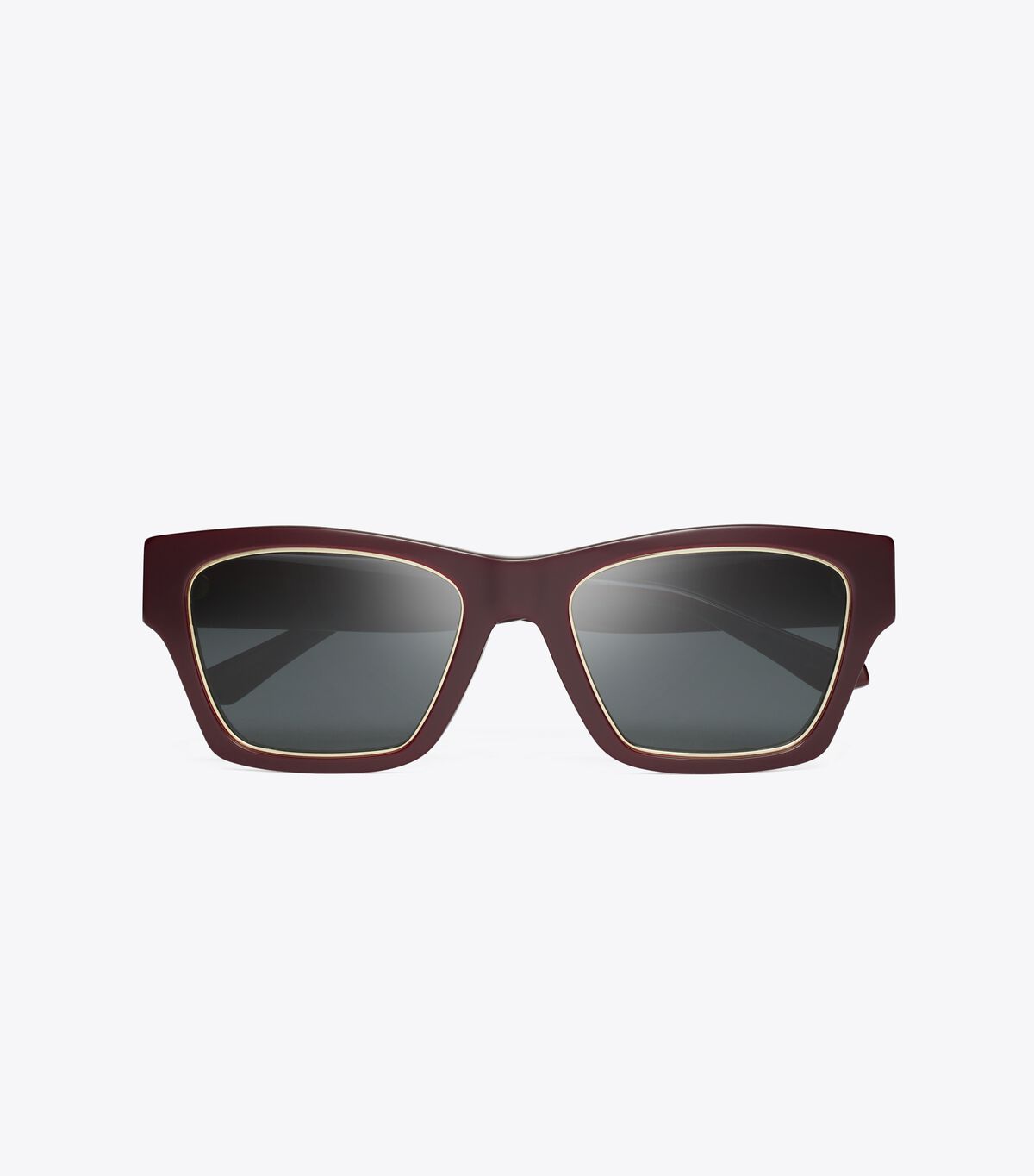 Tory Burch Burgundy / Grey Trace Sunglasses