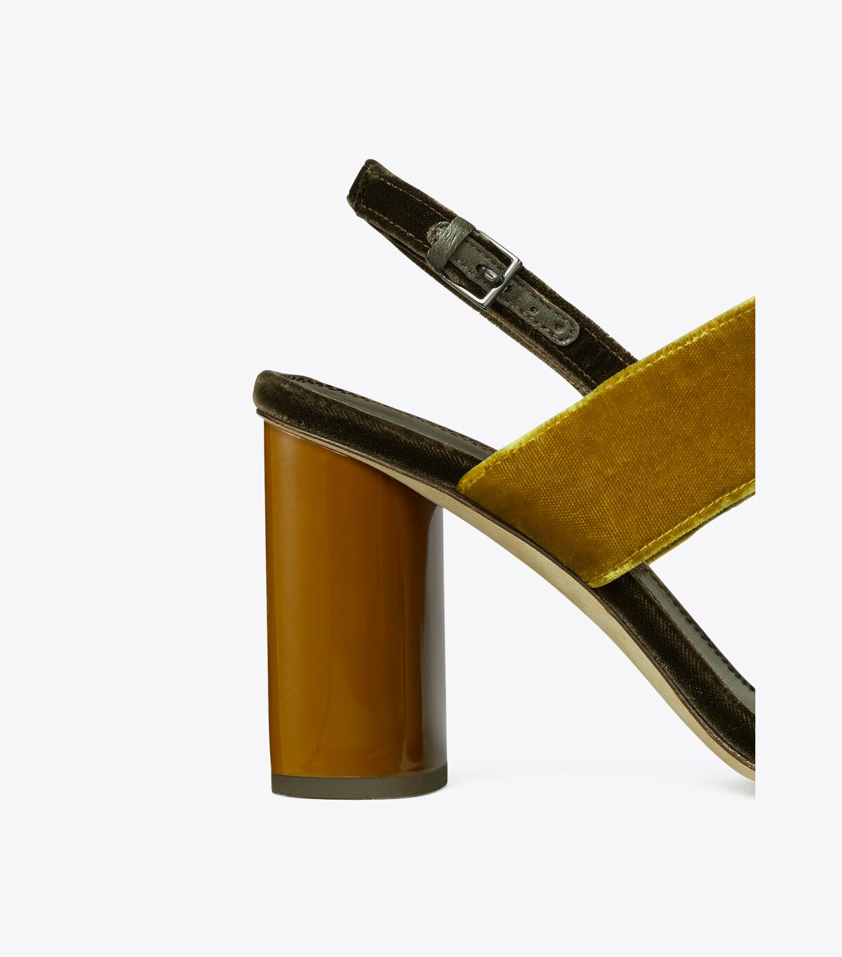 Tory Burch Dark Yellow Eleanor Pavé Heels