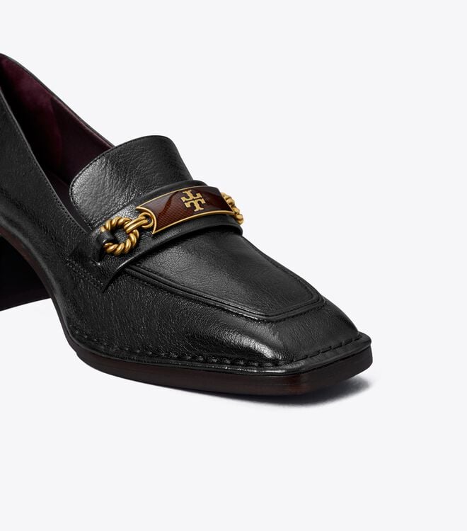 Tory Burch Black Perrine Loafers
