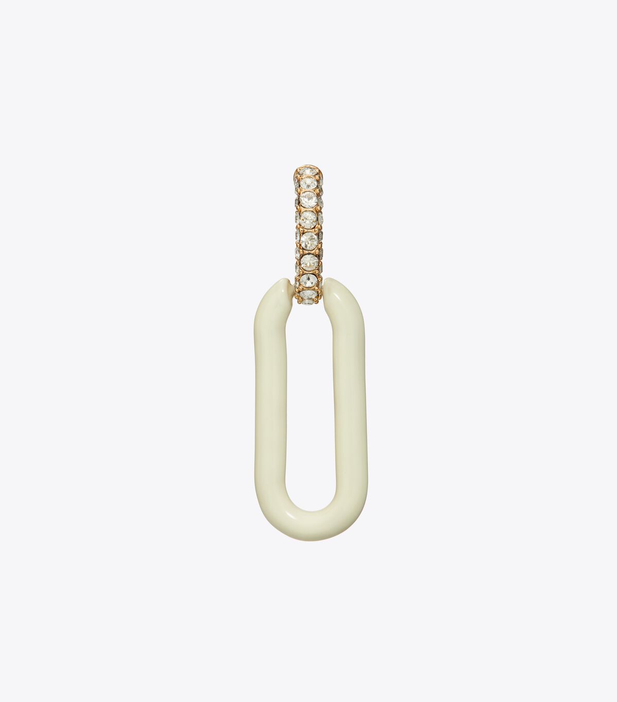 Tory Burch Gold / White Roxanne Link Earrings