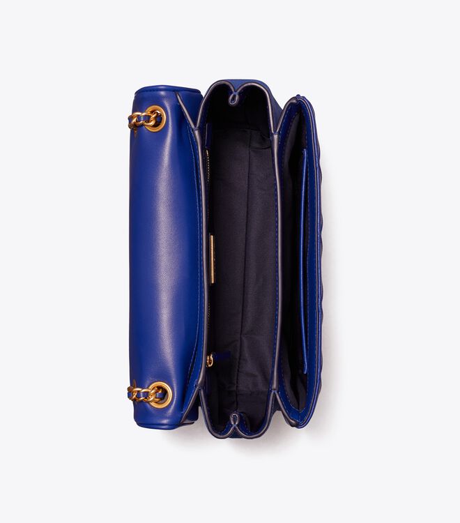 Tory Burch Navy Fleming Soft Convertible Shoulder Bags