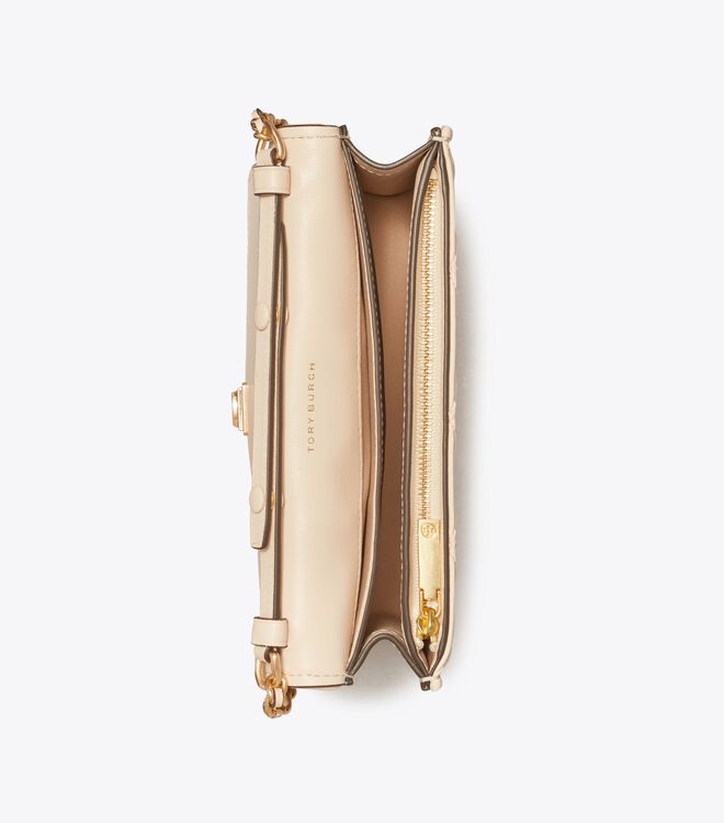 Tory Burch Cream Fleming Soft Crossbody Bags