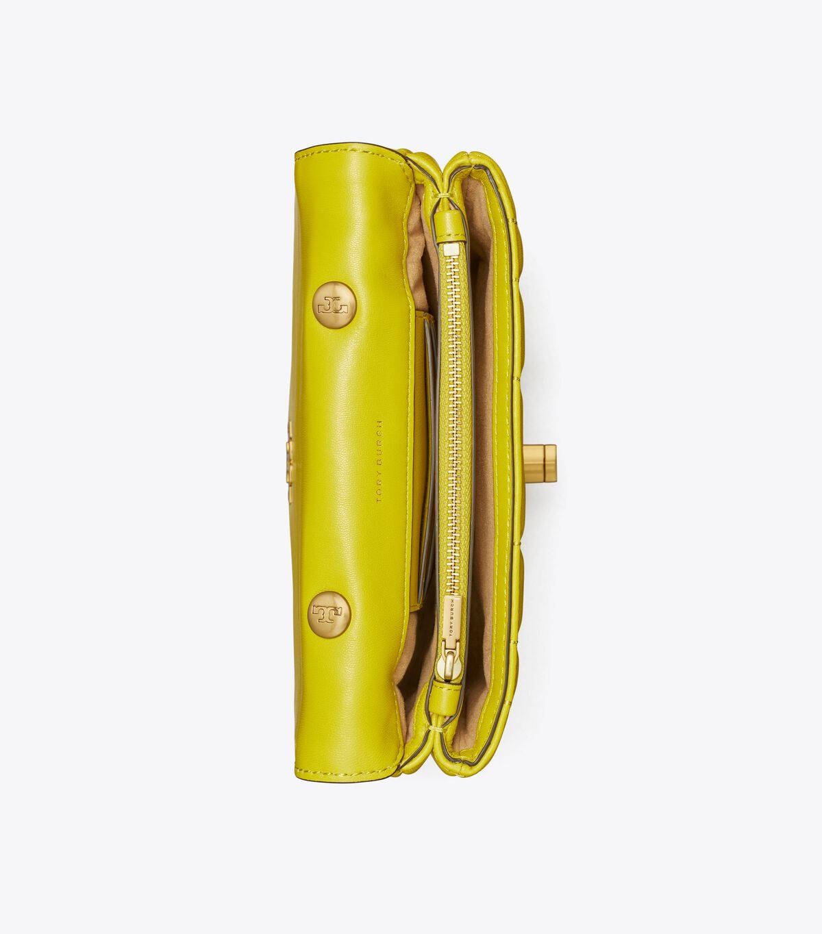 Tory Burch Yellow Green Mini Kira Satchel Bags