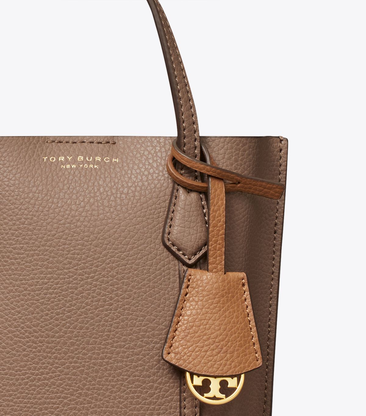 Tory Burch Dark Brown Mini Perry Tote Bags