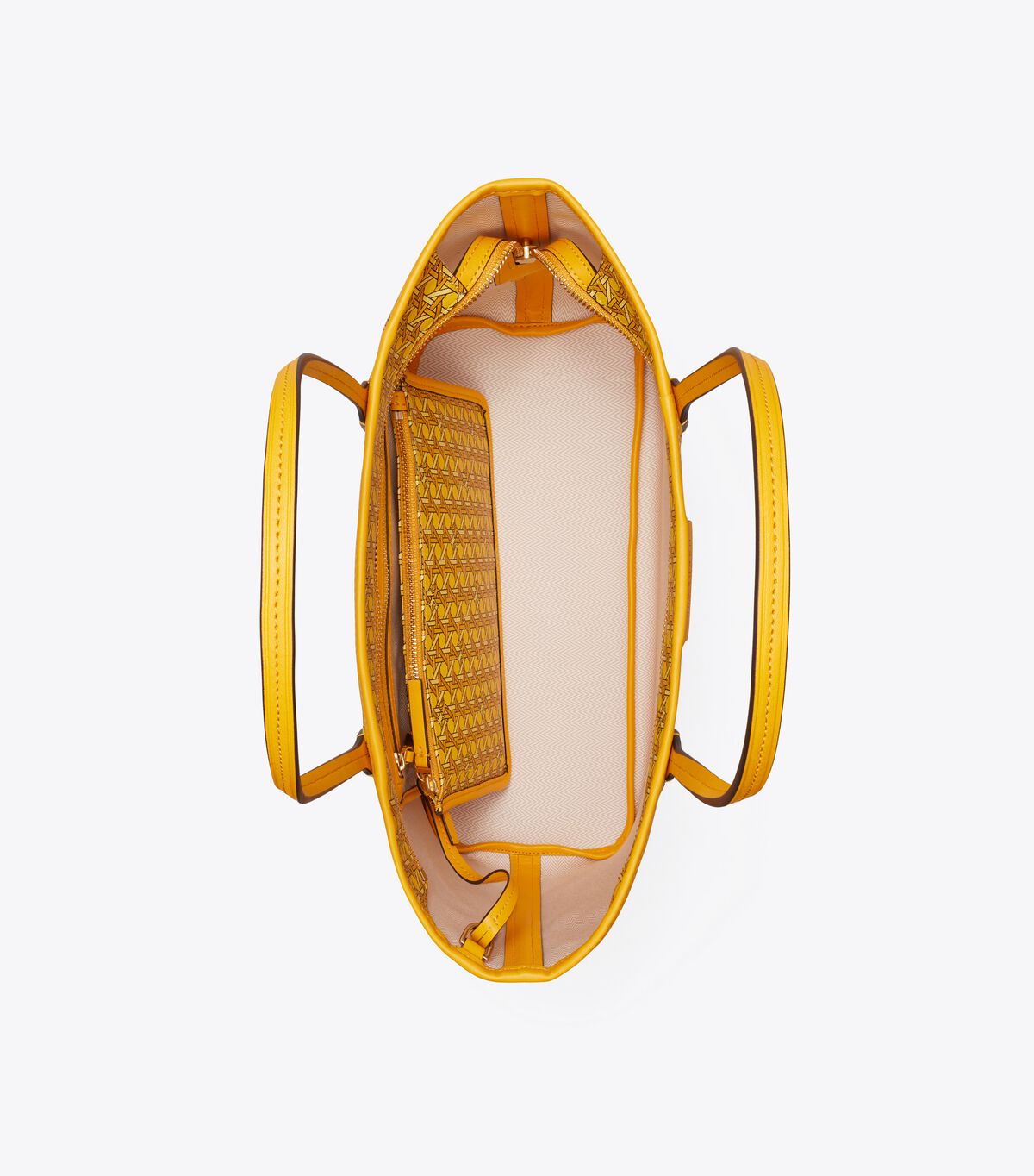 Tory Burch Orange Small Ever-ready Zip Tote Bags