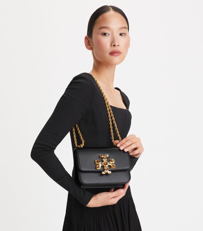 Tory Burch Black Small Eleanor Shoulder Bags