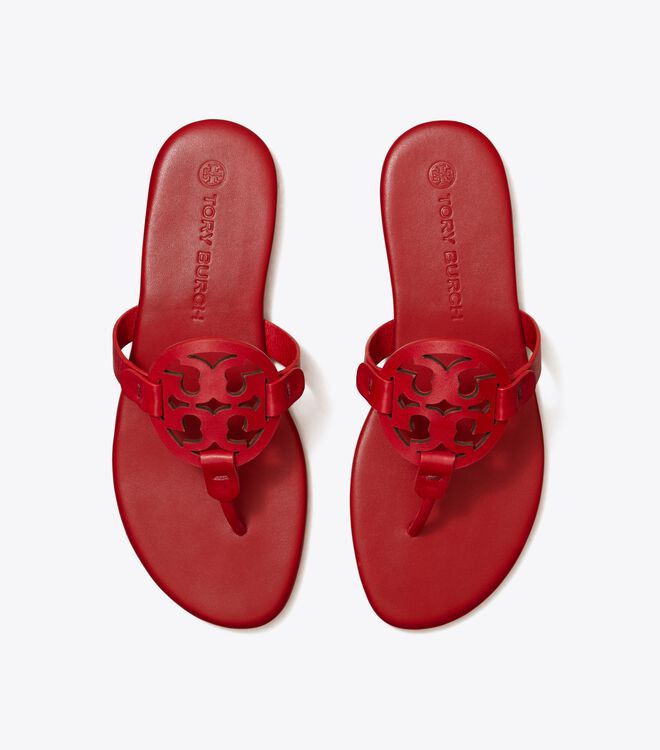 Tory Burch Red Miller Soft Sandals
