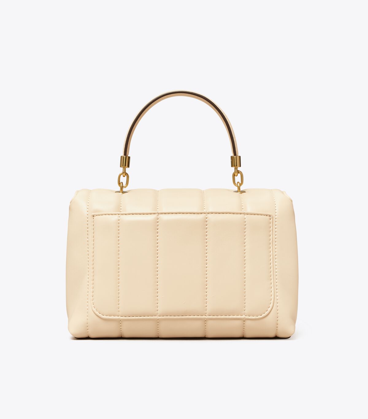 Tory Burch Beige / Gold Small Kira Quilted Satchel Bags