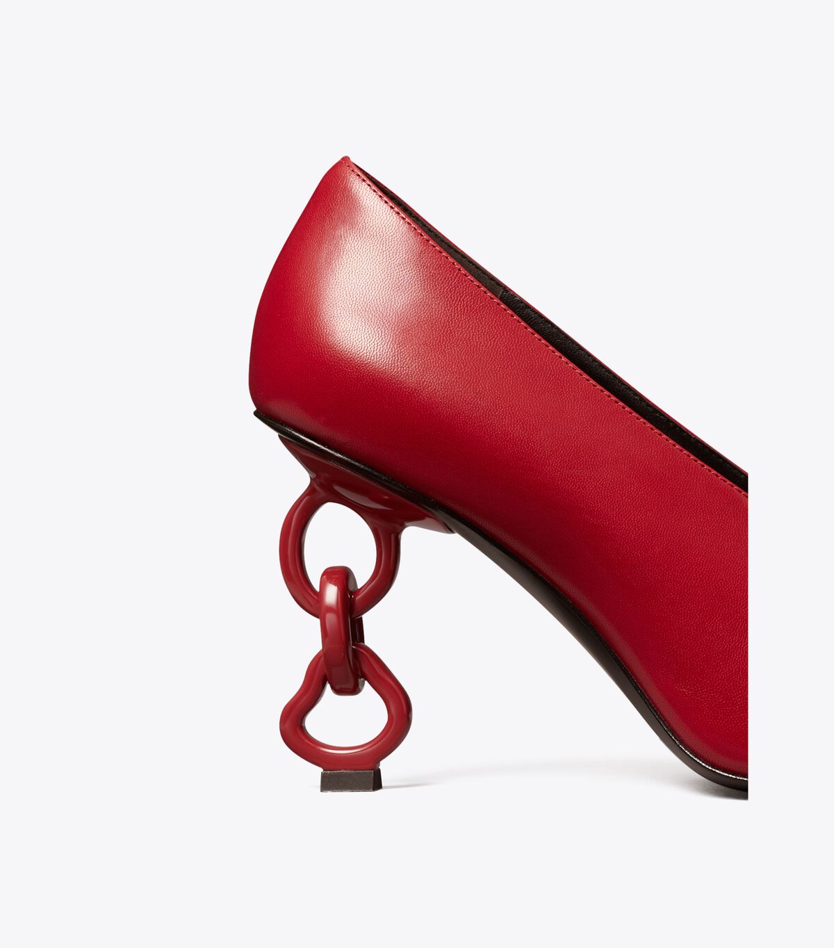 Tory Burch Red Chain Heels