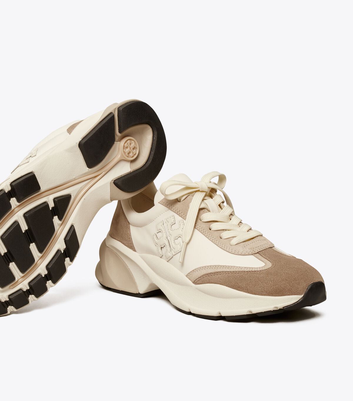 Tory Burch White Good Luck Sneakers