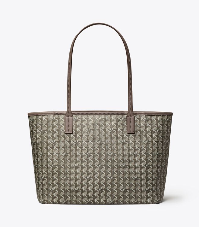 Tory Burch Grey Small Ever-ready Zip Tote Bags
