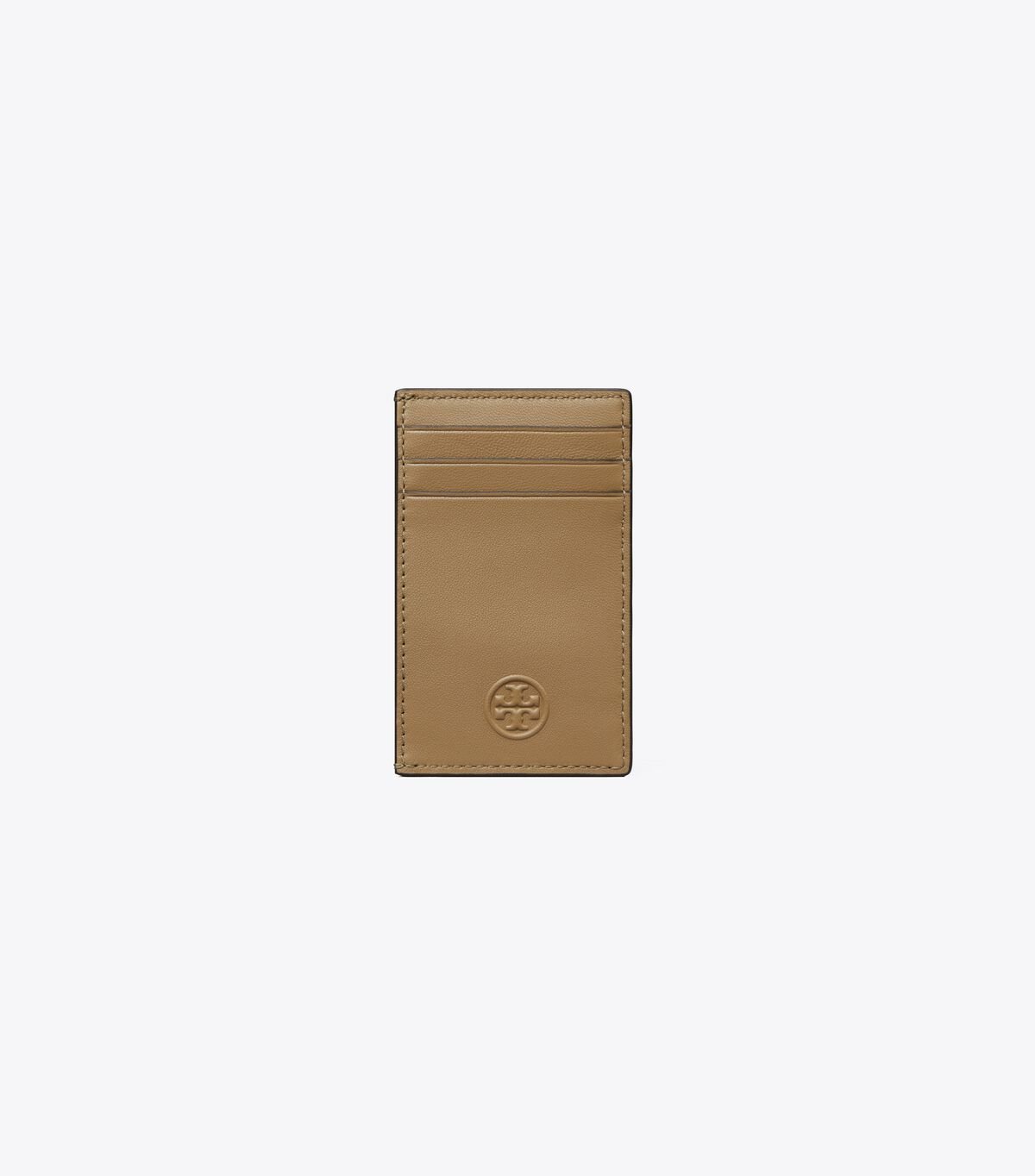 Tory Burch Grey Fleming Soft Card Case