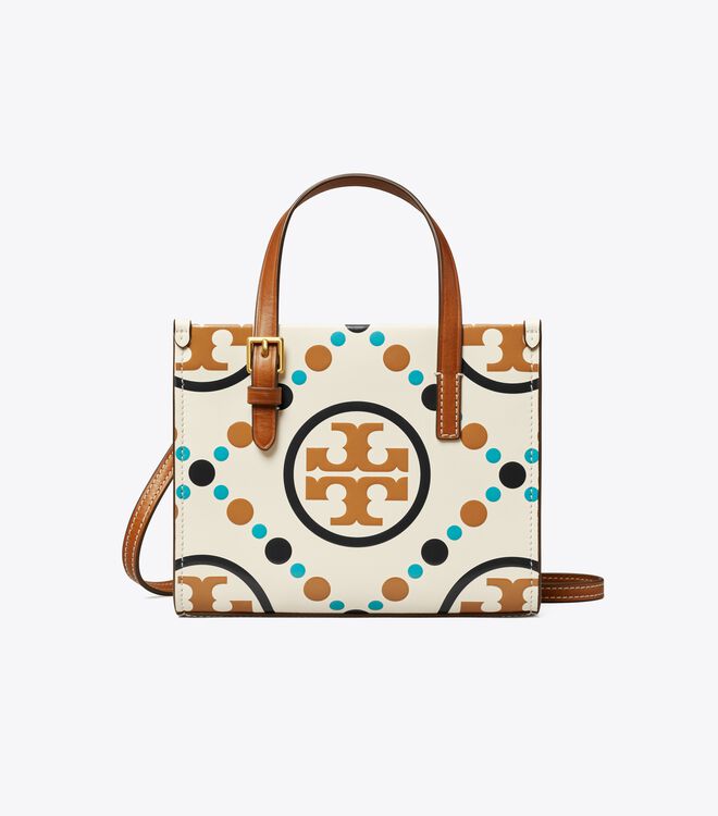 Tory Burch White T Monogram Mini Bag