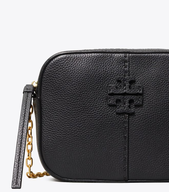 Tory Burch Black Mcgraw Crossbody Bags