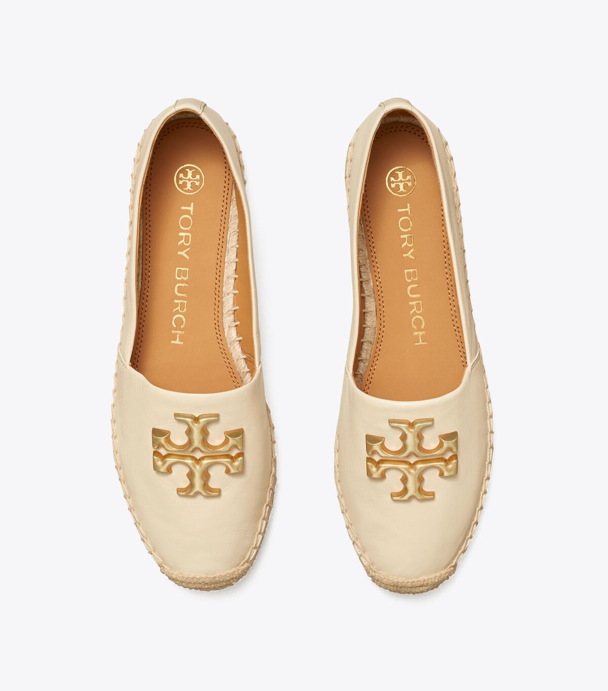 Tory Burch Cream Eleanor Espadrille