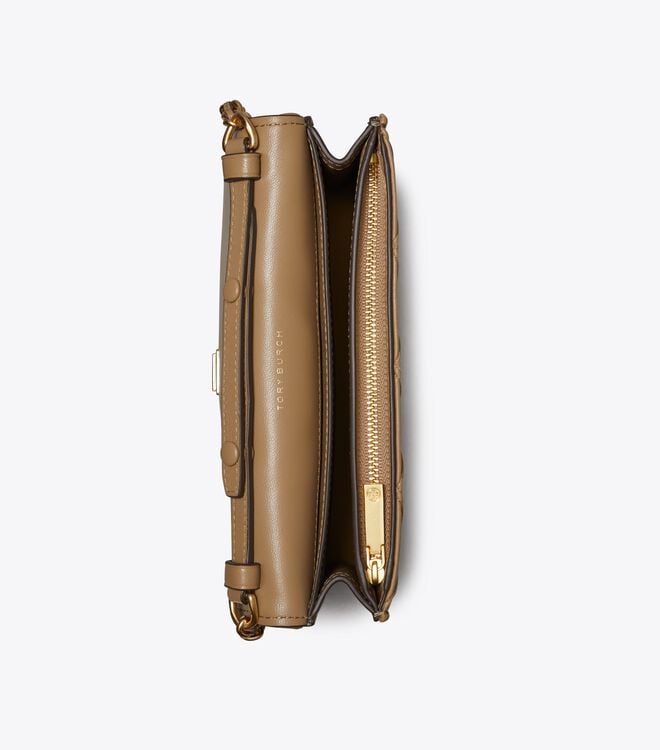 Tory Burch Khaki Fleming Soft Crossbody Bags