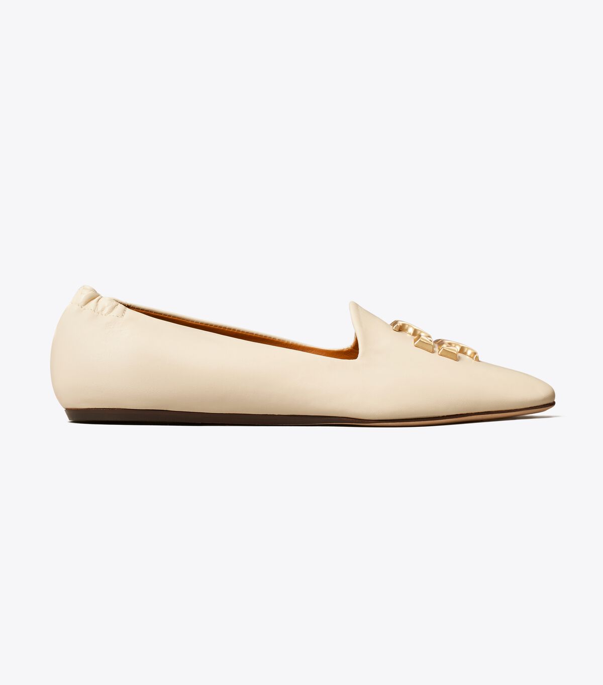 Tory Burch Cream Eleanor Loafers