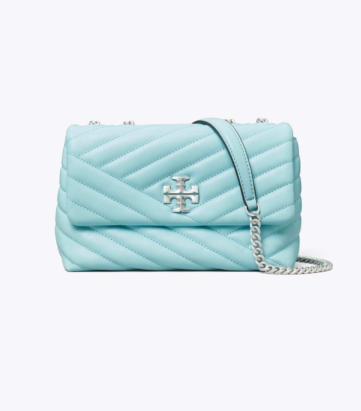 Tory Burch Azure Small Kira Chevron Convertible Shoulder Bags