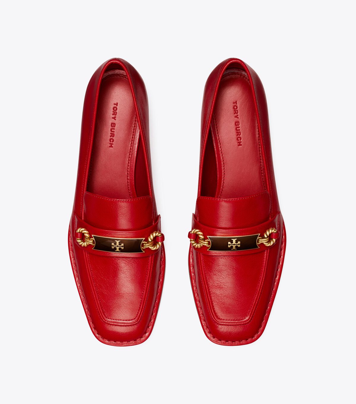 Tory Burch Red Perrine Loafers