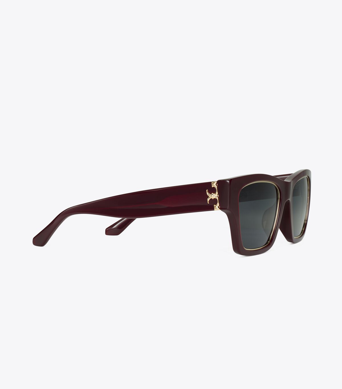 Tory Burch Burgundy / Grey Trace Sunglasses