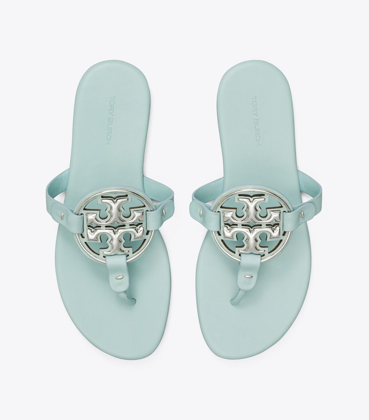 Tory Burch Azure Metal Miller Soft Sandals