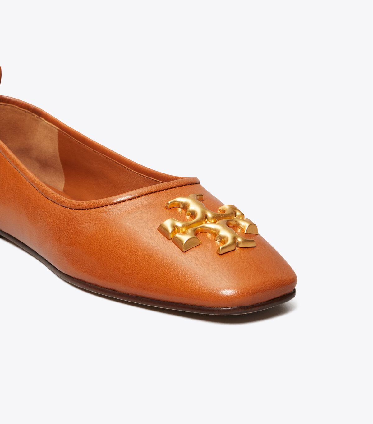 Tory Burch Brown Eleanor Ballet Flats